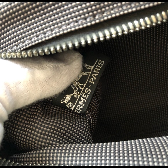 HERMÈS CANVAS TOTE HAND BAG - Picture 7 of 12